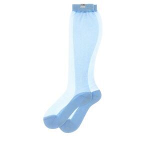 Mm6 Maison Margiela Women Light Blue Organza Socks